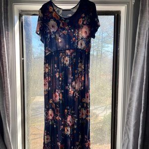 Chris and Carol Floral Maxi Dress